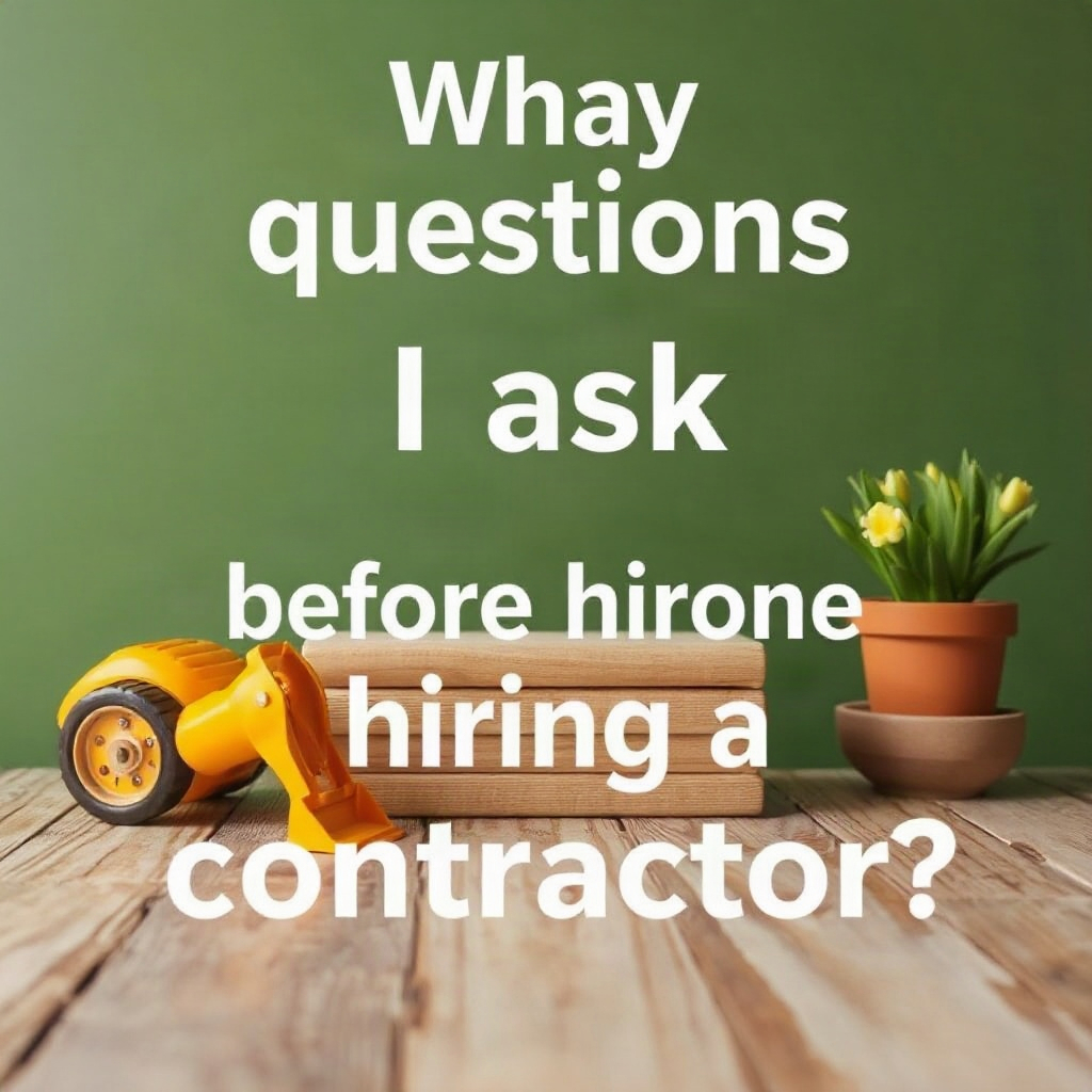 What questions should I ask before hiring a contractor?